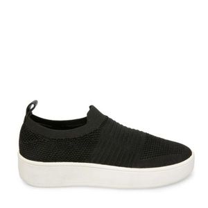 Steve Madden black slip ons